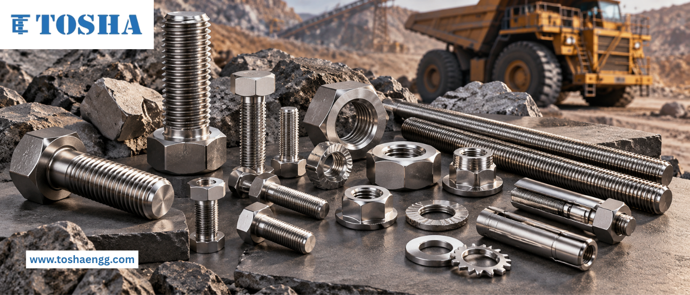 Industrial Fasteners for Mining Equipment Types, Applications & Selection Guide