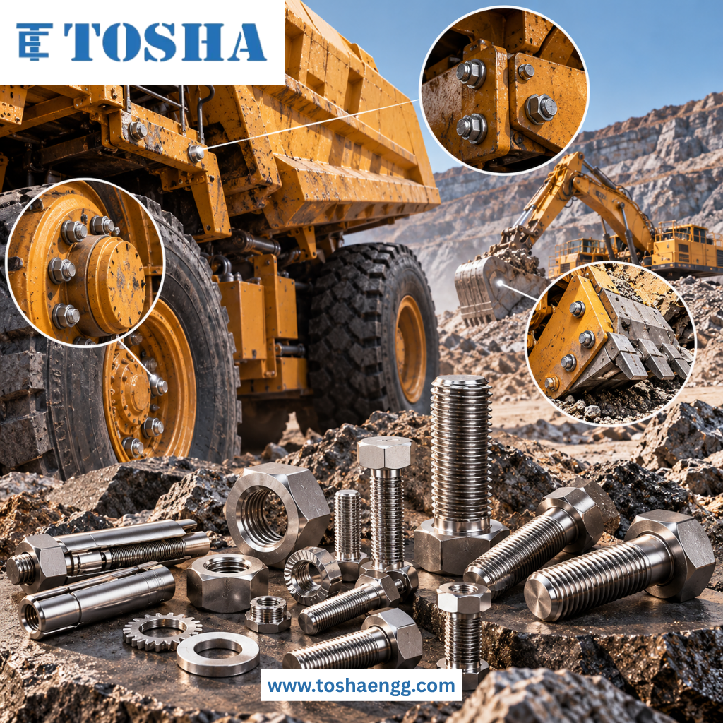 Industrial Fasteners for Mining Equipment